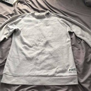 PINK Turtleneck Sherpa Sweater